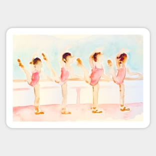 Young ballerinas Sticker